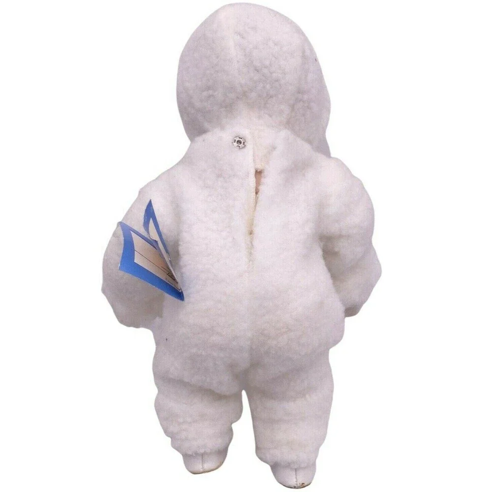 Vintage 1995 Ashton Drake SnowBabies Porcelain Doll Titus Tomescu White Snowsuit